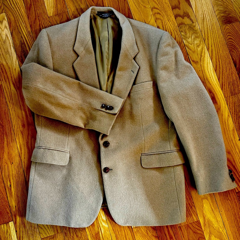 Vintage men’s camel coat L/XL